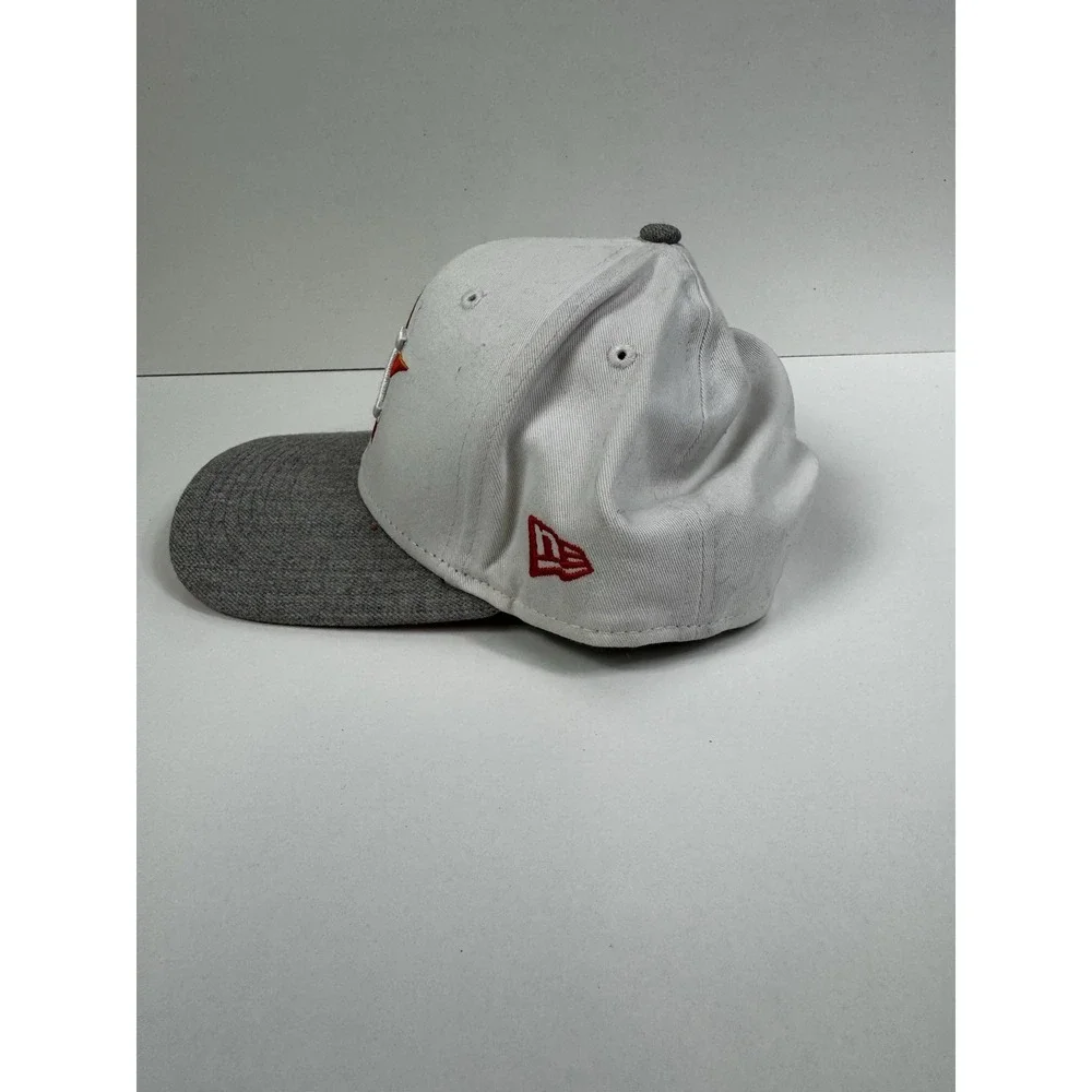 New Era Houston Astros 9Fifty Snapback Hat Cap White Adjustable One Size READ